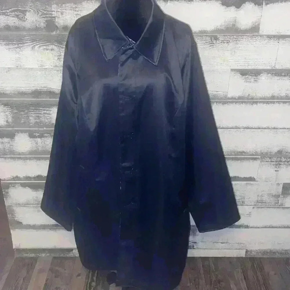 Dennis Basso Trench Coat size 3X - Picture 3 of 7